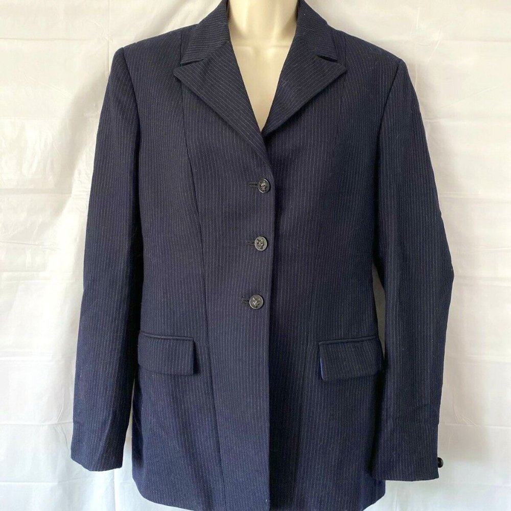 VTG Pytchley Women riding Equestrian show Blazer Wool Made in England 8